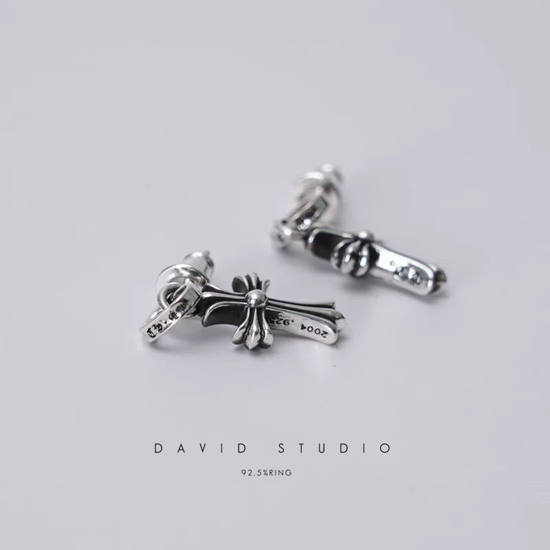 Chrome Hearts Cross Ring - Gothic 925 Sterling Silver Jewelry | David Studio