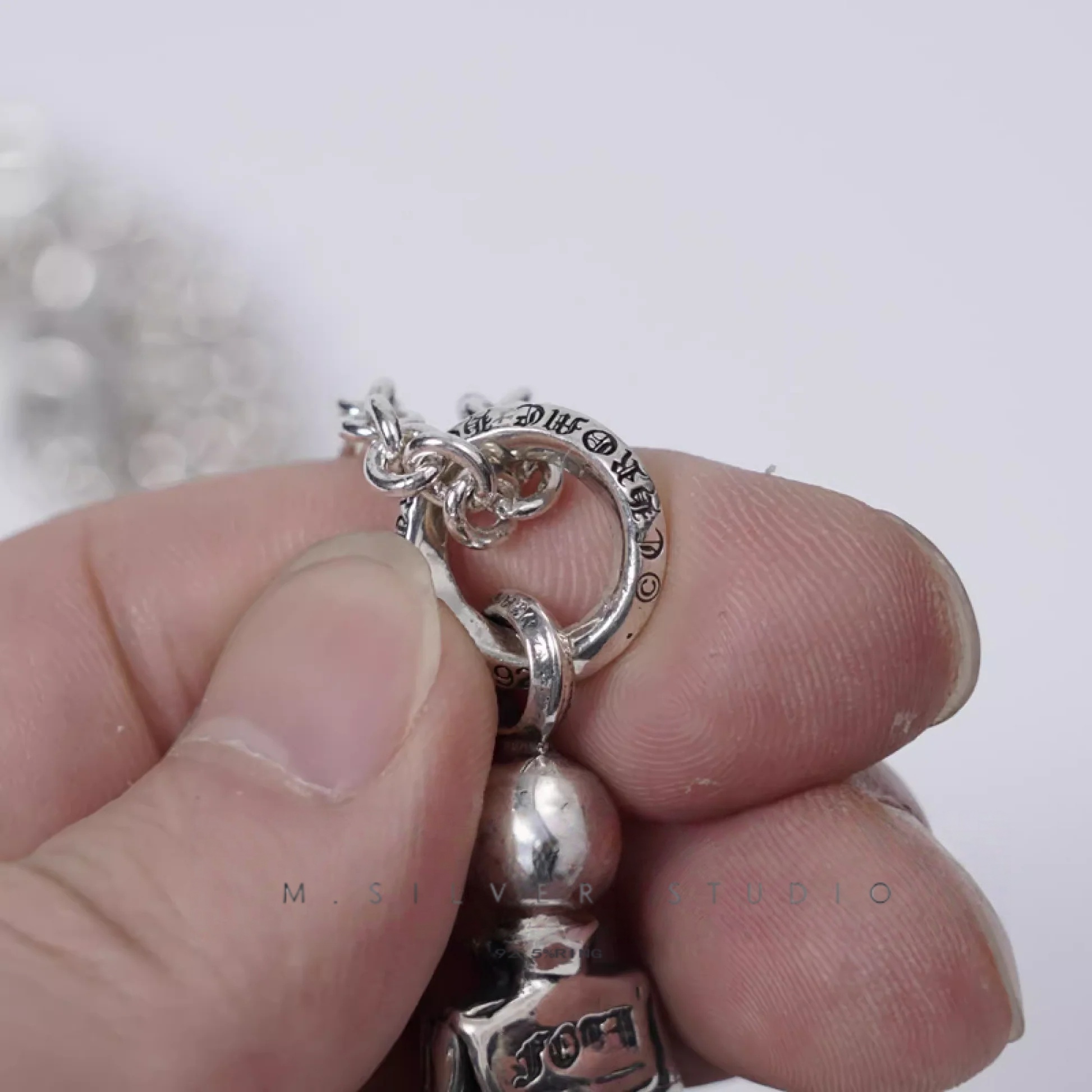 Chrome Hearts Cross Ring - Gothic 925 Sterling Silver Jewelry | David Studio