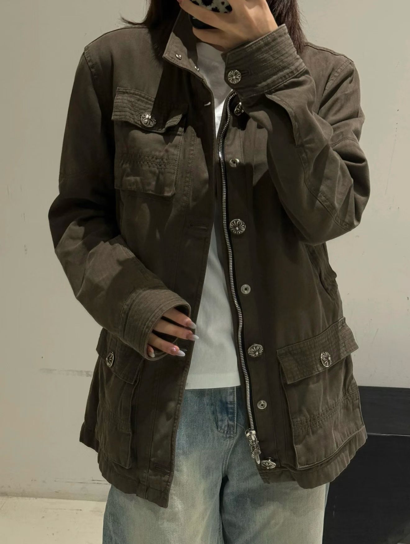 Chrome Hearts Cross Ring - Gothic 925 Sterling Silver Jewelry | David Studio