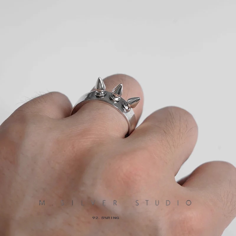 Chrome Hearts Cross Ring - Gothic 925 Sterling Silver Jewelry | David Studio