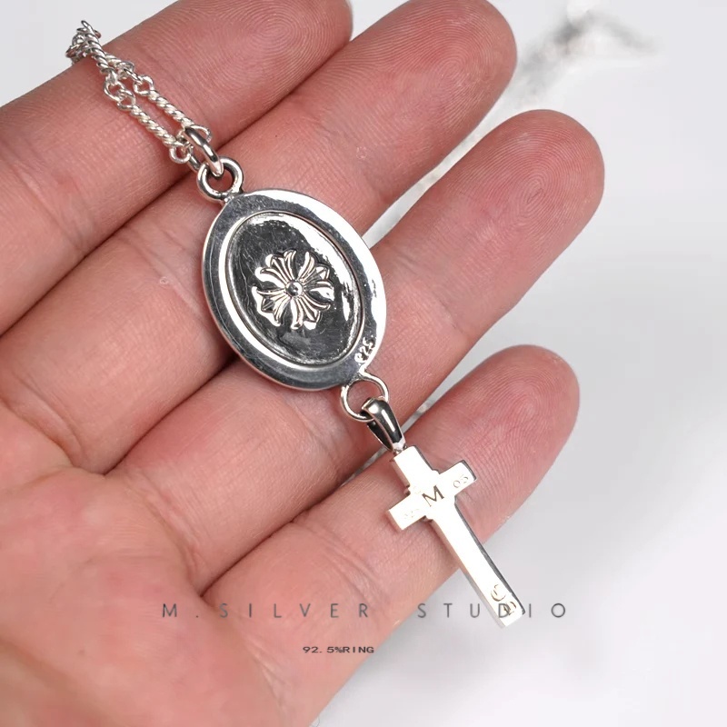 Chrome Hearts Cross Ring - Gothic 925 Sterling Silver Jewelry | David Studio