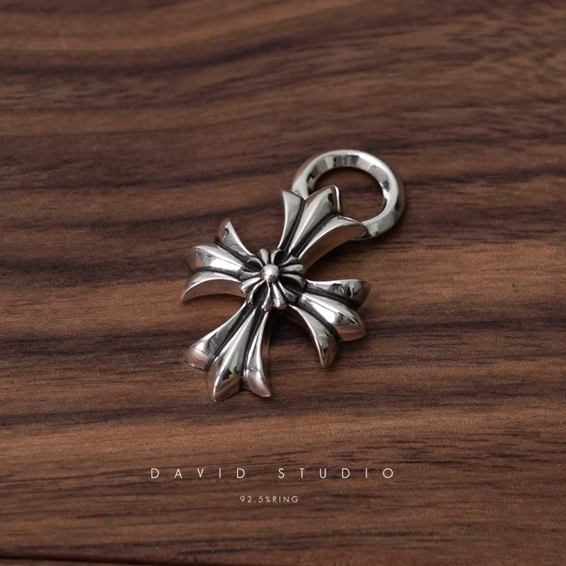 Chrome Hearts Cross Ring - Gothic 925 Sterling Silver Jewelry | David Studio