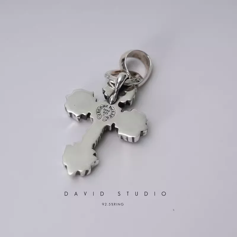 Chrome Hearts Cross Ring - Gothic 925 Sterling Silver Jewelry | David Studio