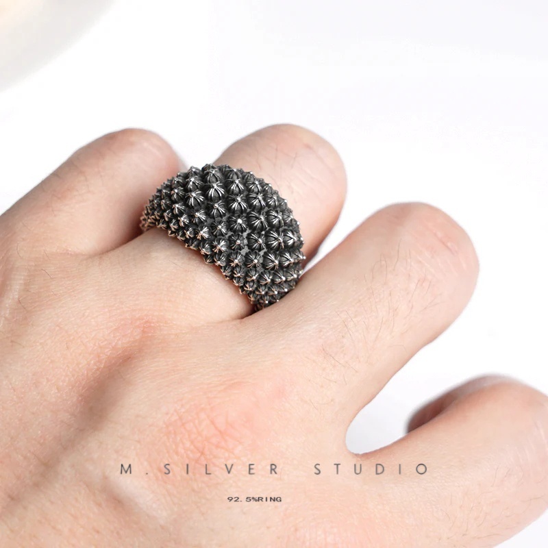 Chrome Hearts Cross Ring - Gothic 925 Sterling Silver Jewelry | David Studio