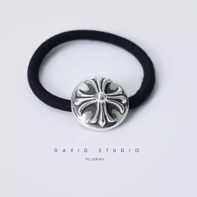 Chrome Hearts Cross Ring - Gothic 925 Sterling Silver Jewelry | David Studio