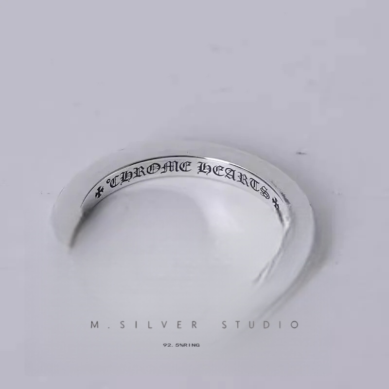 Chrome Hearts Cross Ring - Gothic 925 Sterling Silver Jewelry | David Studio