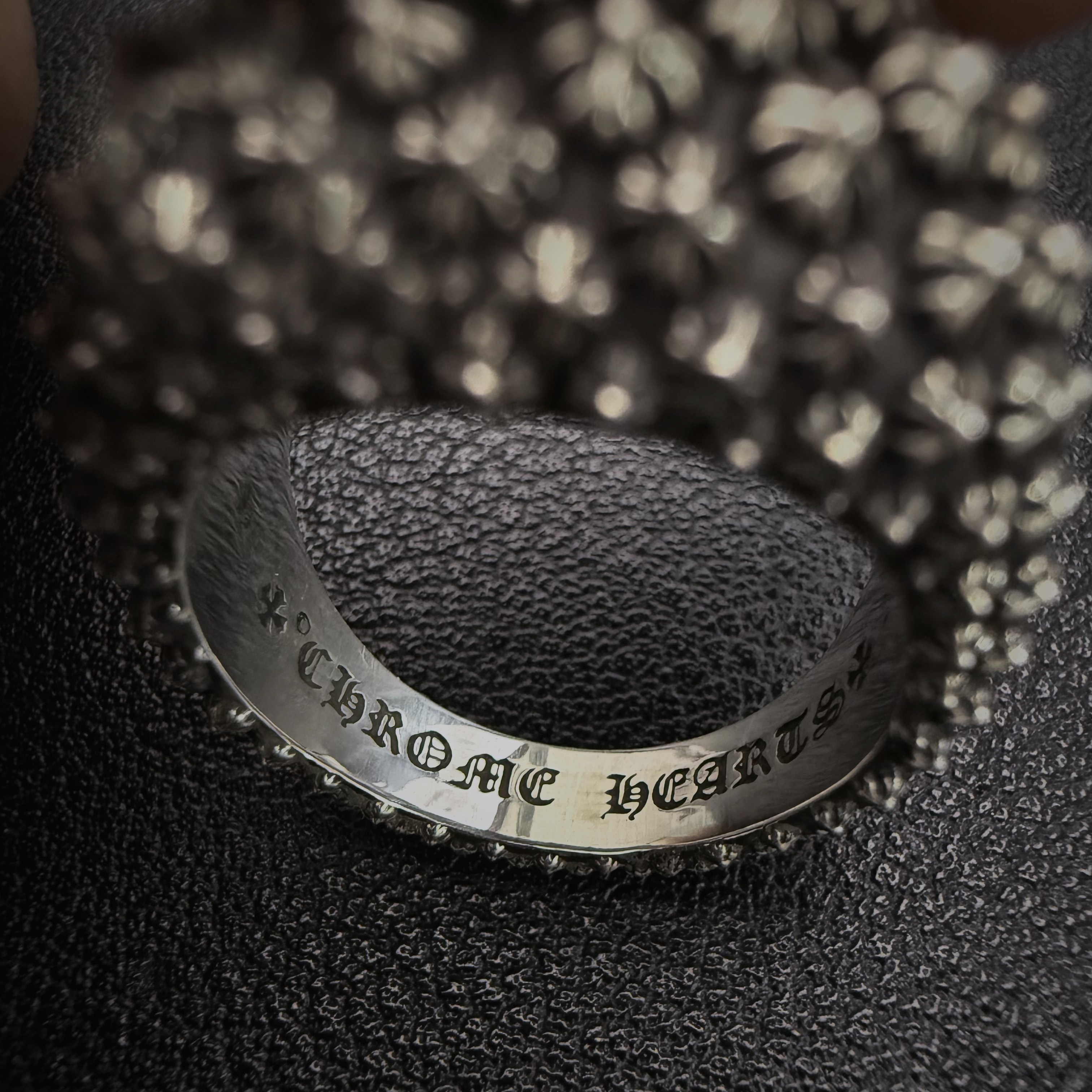 Chrome Hearts Cross Ring - Gothic 925 Sterling Silver Jewelry | David Studio