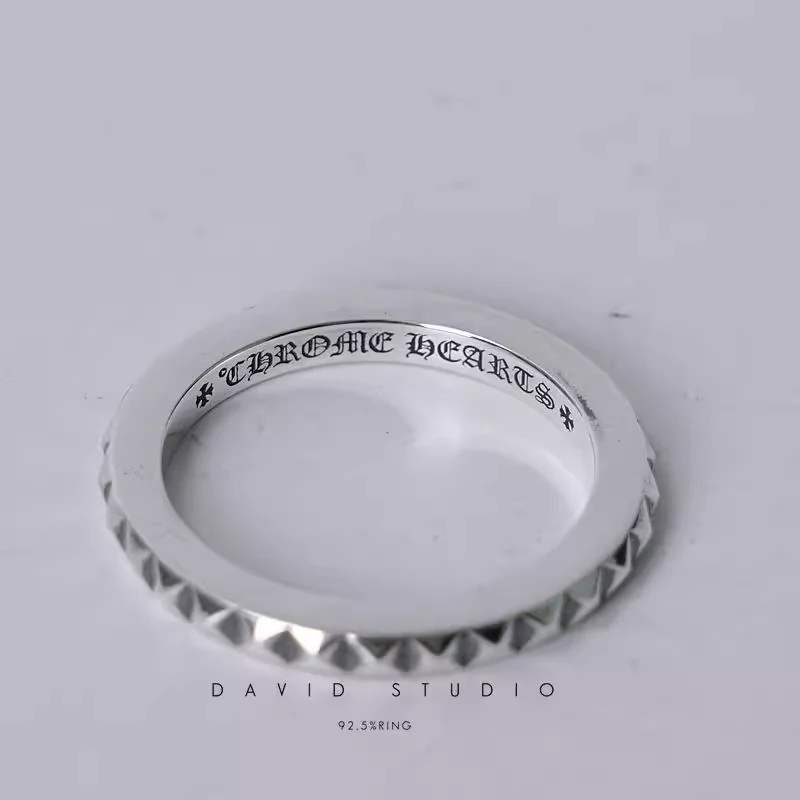 Chrome Hearts Cross Ring - Gothic 925 Sterling Silver Jewelry | David Studio