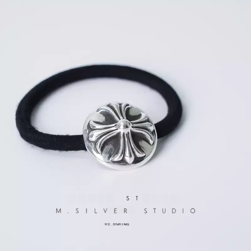 Chrome Hearts Cross Ring - Gothic 925 Sterling Silver Jewelry | David Studio