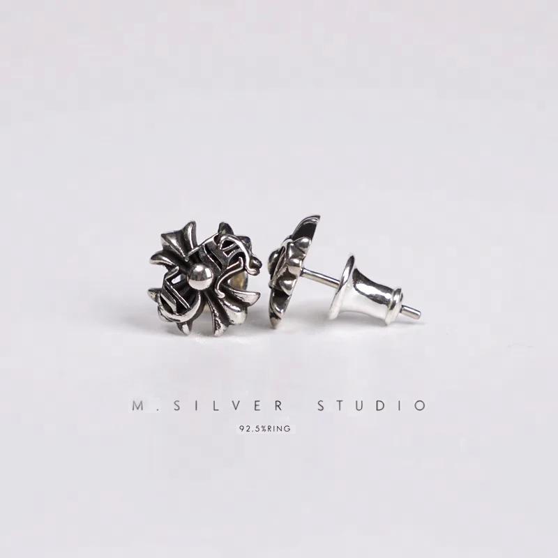 Chrome Hearts Cross Ring - Gothic 925 Sterling Silver Jewelry | David Studio