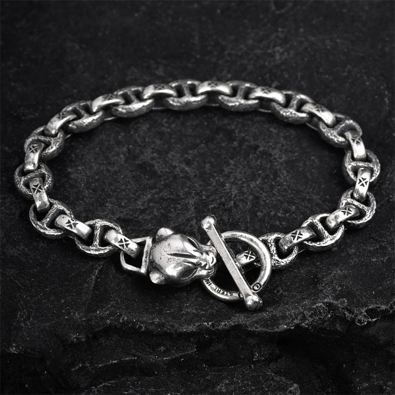 Chrome Hearts Cross Ring - Gothic 925 Sterling Silver Jewelry | David Studio