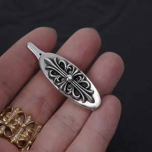 Chrome Hearts Cross Ring - Gothic 925 Sterling Silver Jewelry | David Studio