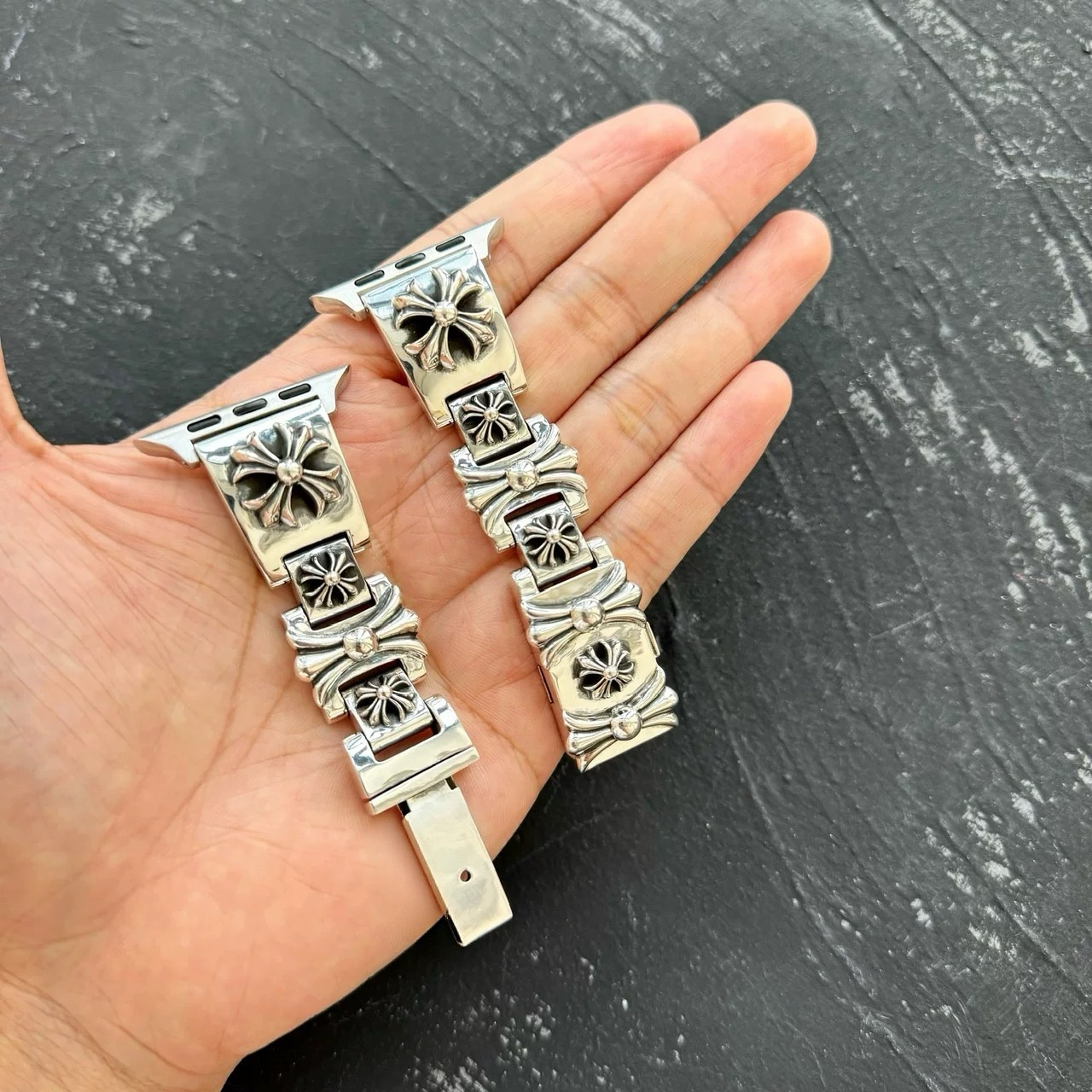 Chrome Hearts Cross Ring - Gothic 925 Sterling Silver Jewelry | David Studio