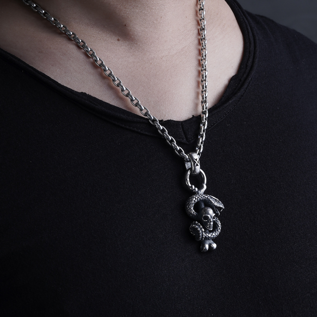 Chrome Hearts Cross Ring - Gothic 925 Sterling Silver Jewelry | David Studio