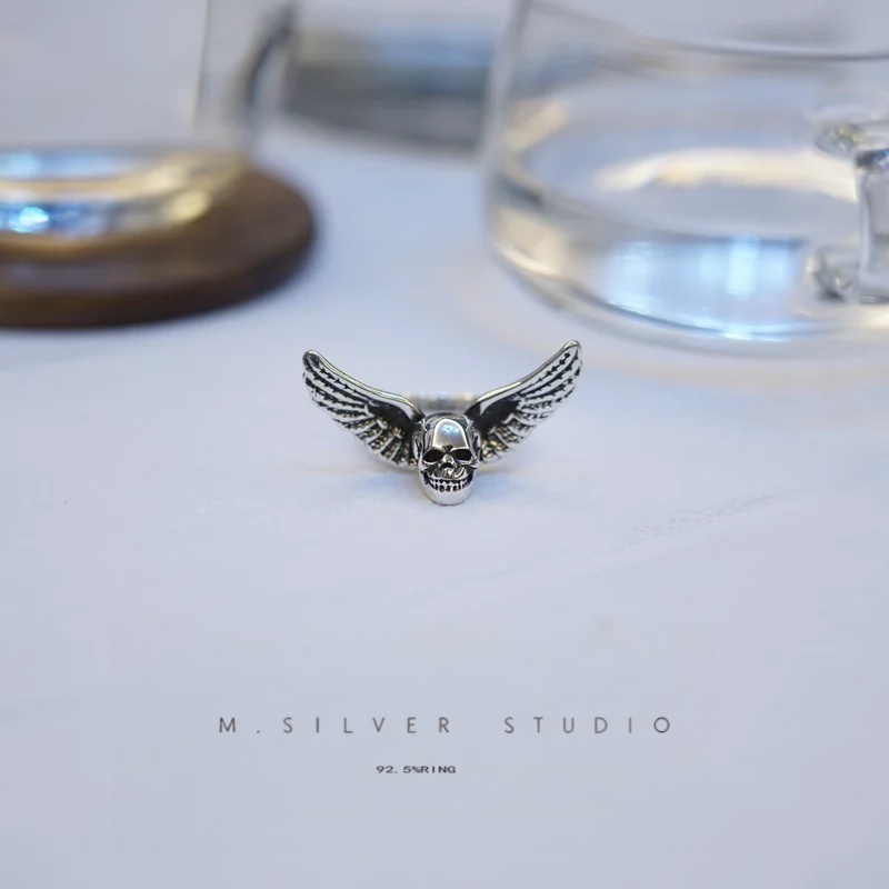 Chrome Hearts Cross Ring - Gothic 925 Sterling Silver Jewelry | David Studio