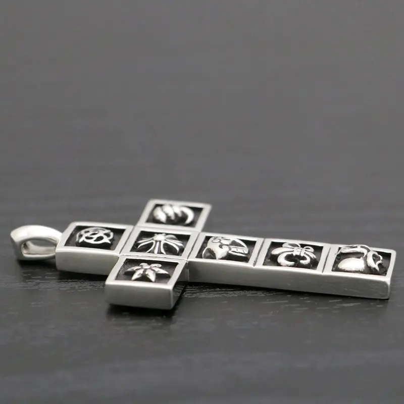 Chrome Hearts Cross Ring - Gothic 925 Sterling Silver Jewelry | David Studio