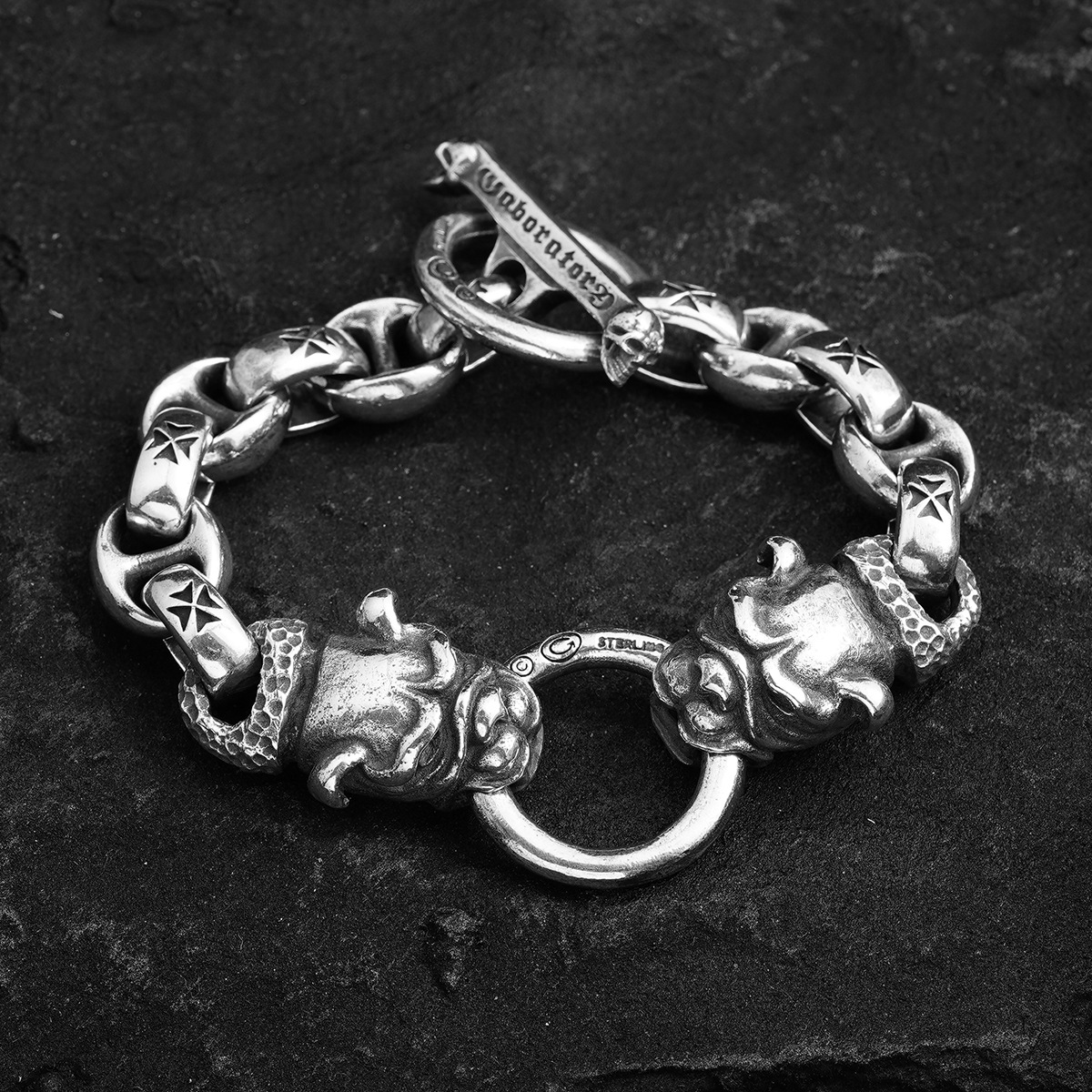 Chrome Hearts Cross Ring - Gothic 925 Sterling Silver Jewelry | David Studio