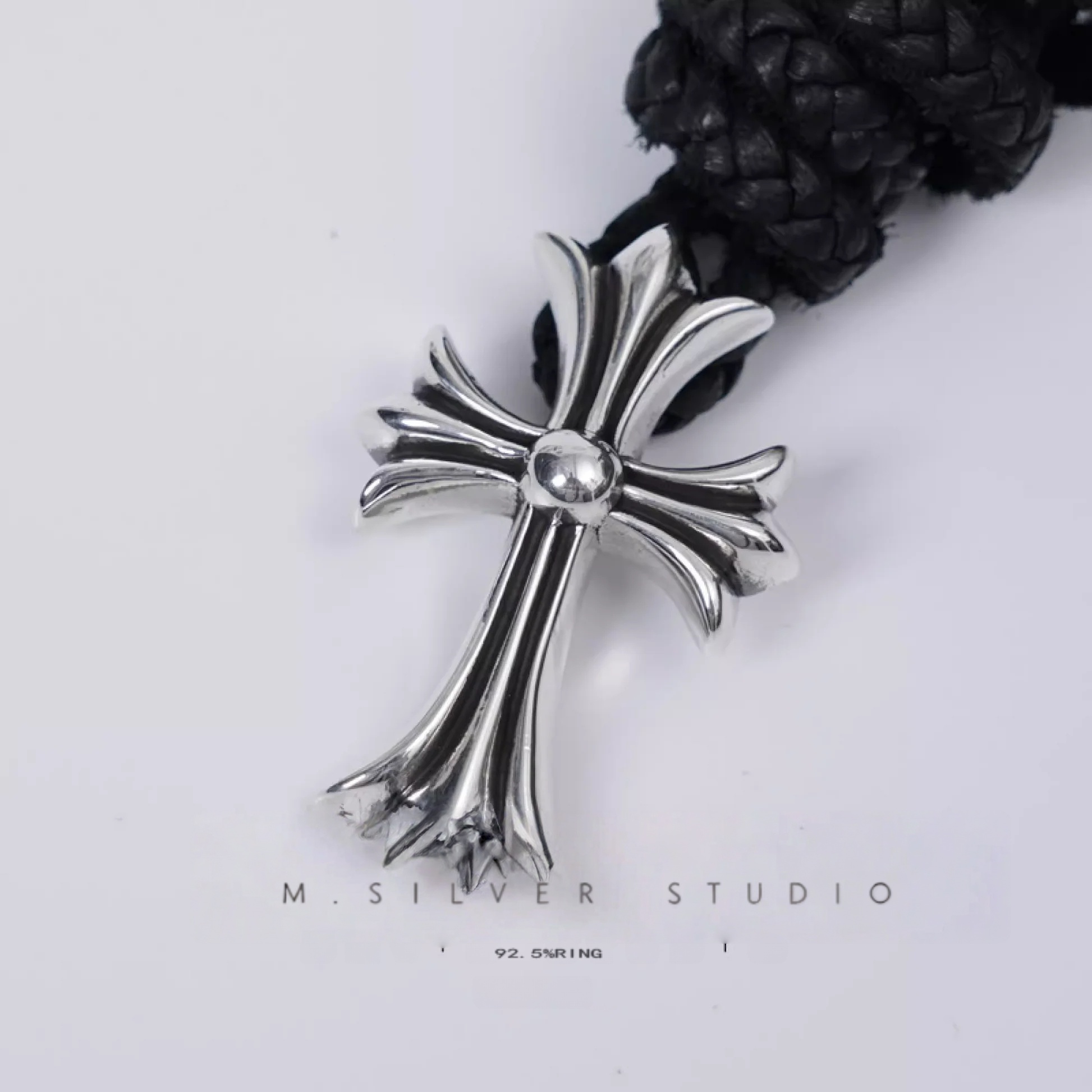 Chrome Hearts Cross Ring - Gothic 925 Sterling Silver Jewelry | David Studio