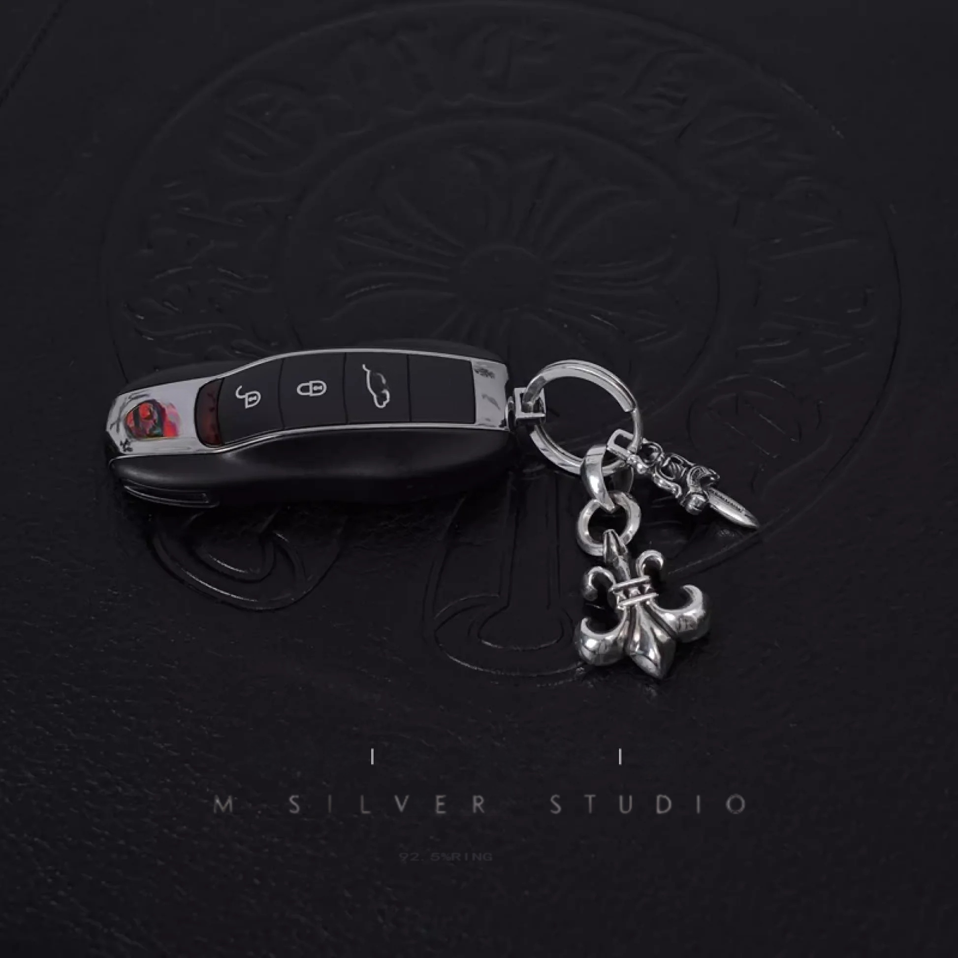 Chrome Hearts Cross Ring - Gothic 925 Sterling Silver Jewelry | David Studio