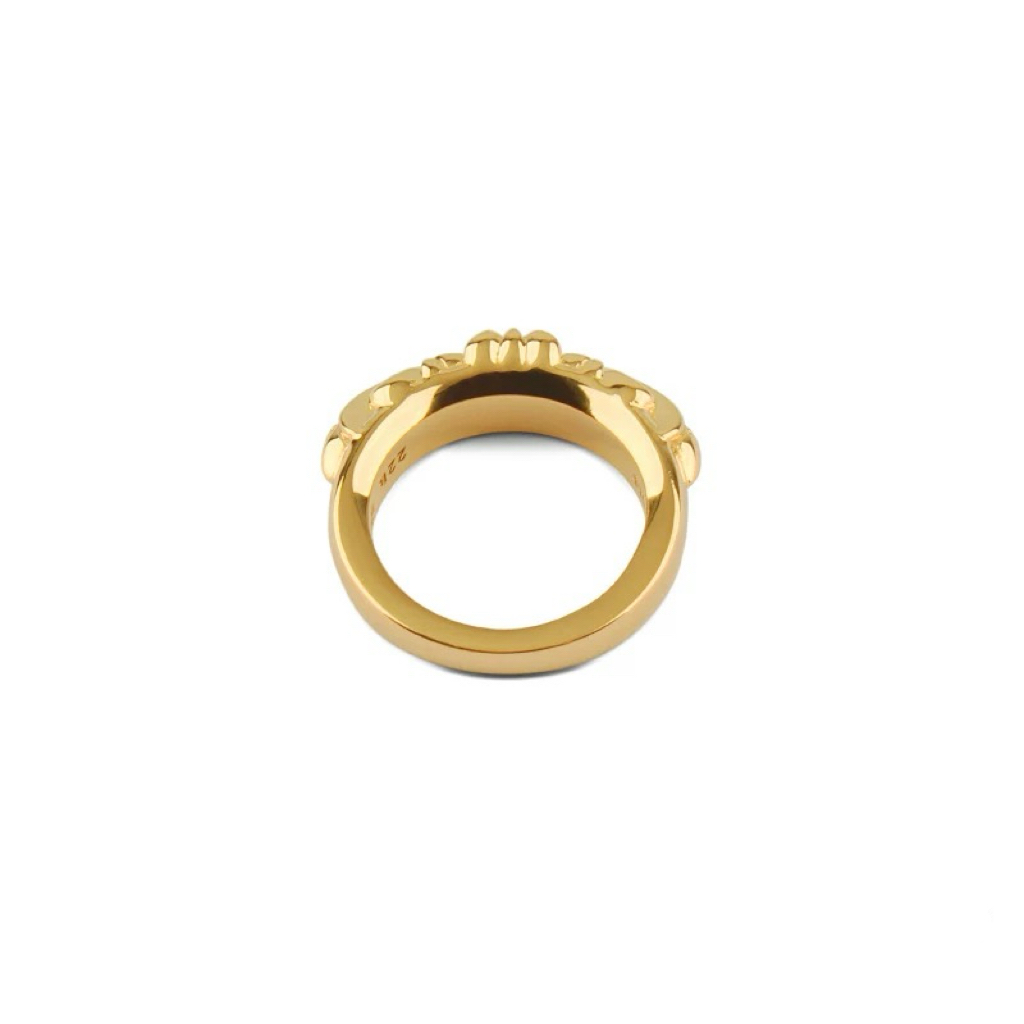 Chrome Hearts Cross Ring - Gothic 925 Sterling Silver Jewelry | David Studio