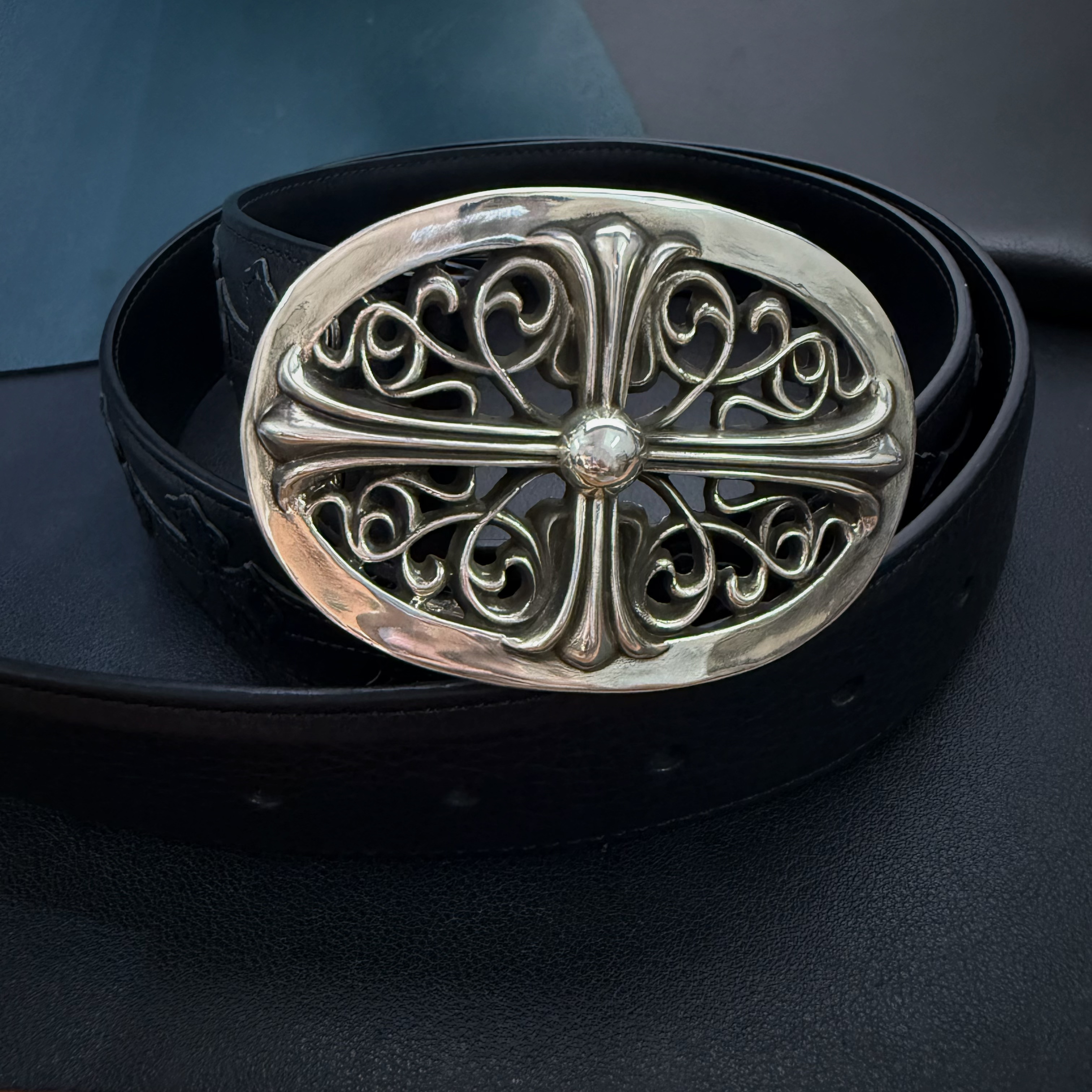 Chrome Hearts Cross Ring - Gothic 925 Sterling Silver Jewelry | David Studio