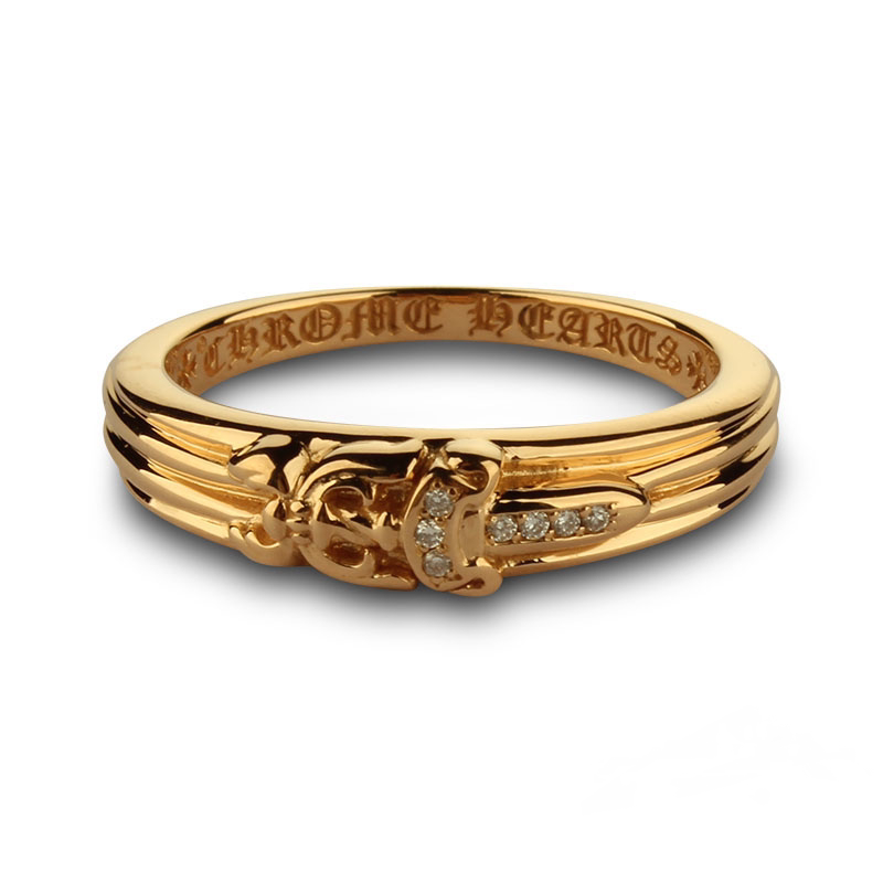 Chrome Hearts Cross Ring - Gothic 925 Sterling Silver Jewelry | David Studio