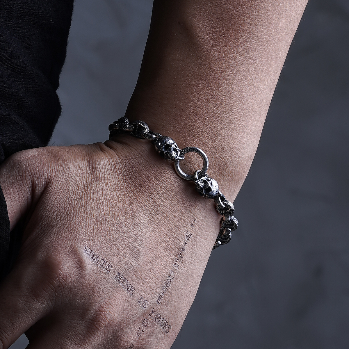 Chrome Hearts Cross Ring - Gothic 925 Sterling Silver Jewelry | David Studio