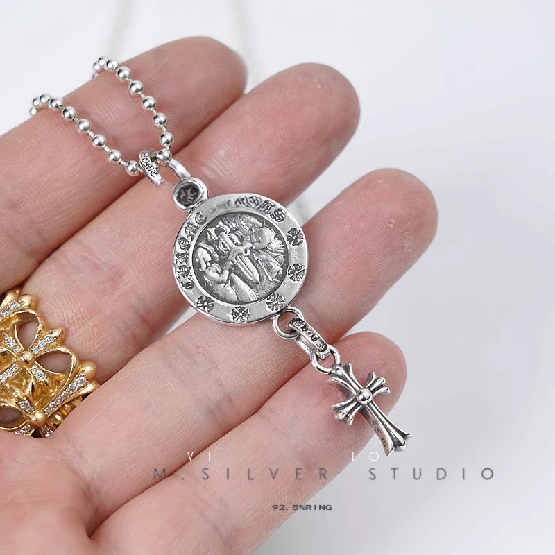 Chrome Hearts Cross Ring - Gothic 925 Sterling Silver Jewelry | David Studio