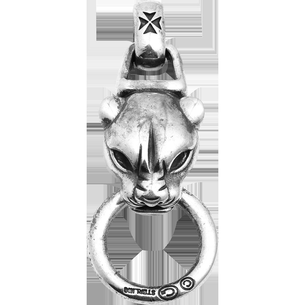 Chrome Hearts Cross Ring - Gothic 925 Sterling Silver Jewelry | David Studio