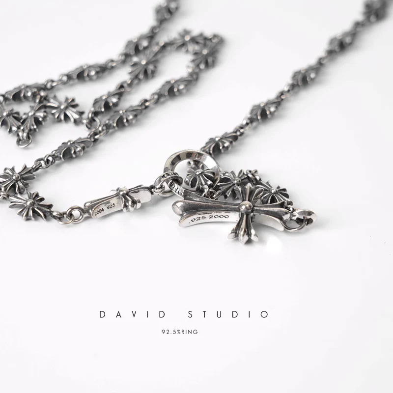 Chrome Hearts Cross Ring - Gothic 925 Sterling Silver Jewelry | David Studio