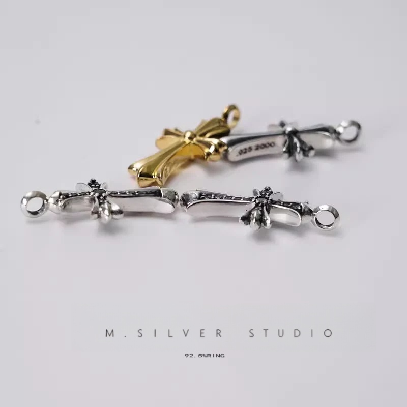 Chrome Hearts Cross Ring - Gothic 925 Sterling Silver Jewelry | David Studio