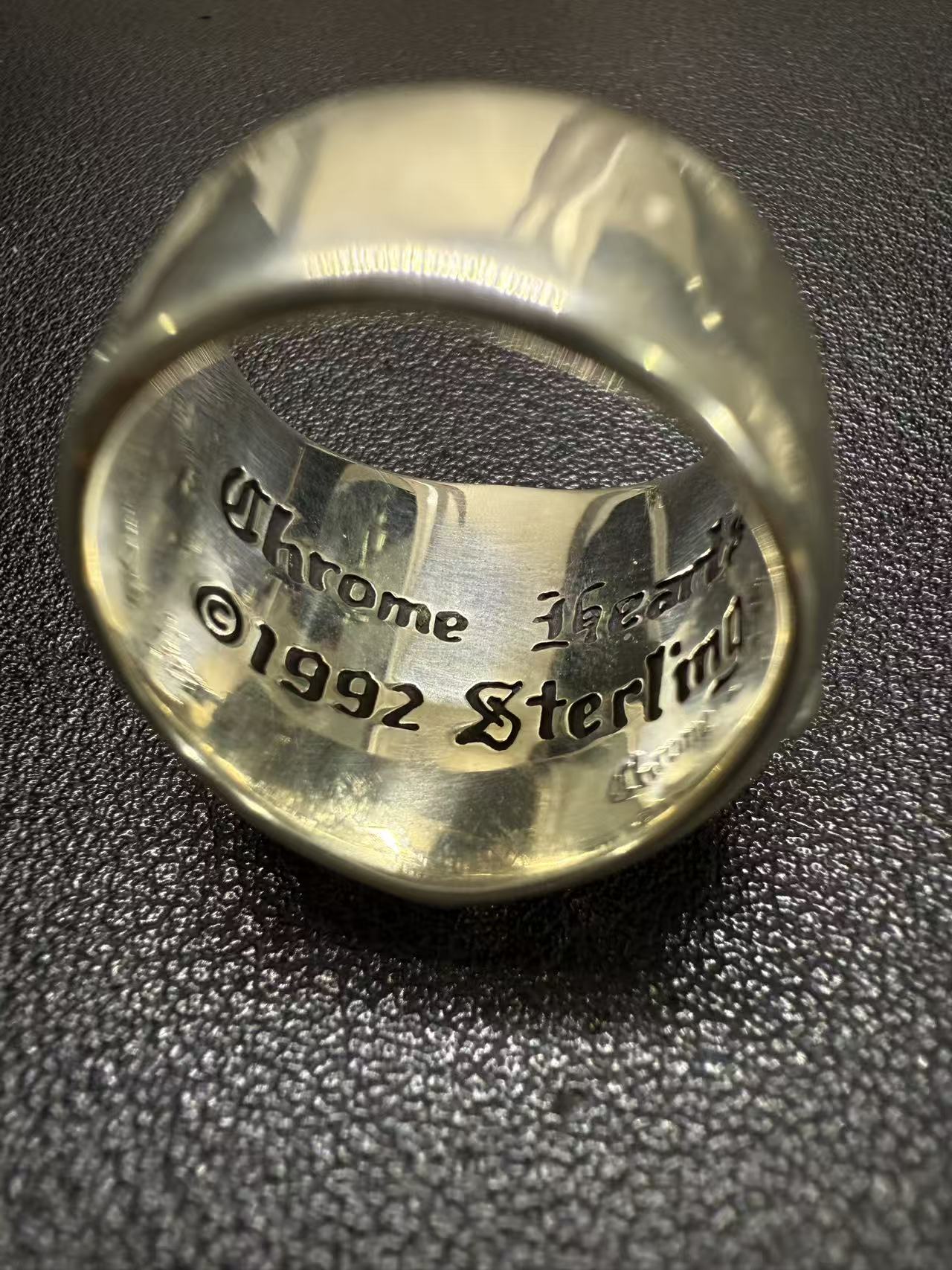 Chrome Hearts Cross Ring - Gothic 925 Sterling Silver Jewelry | David Studio