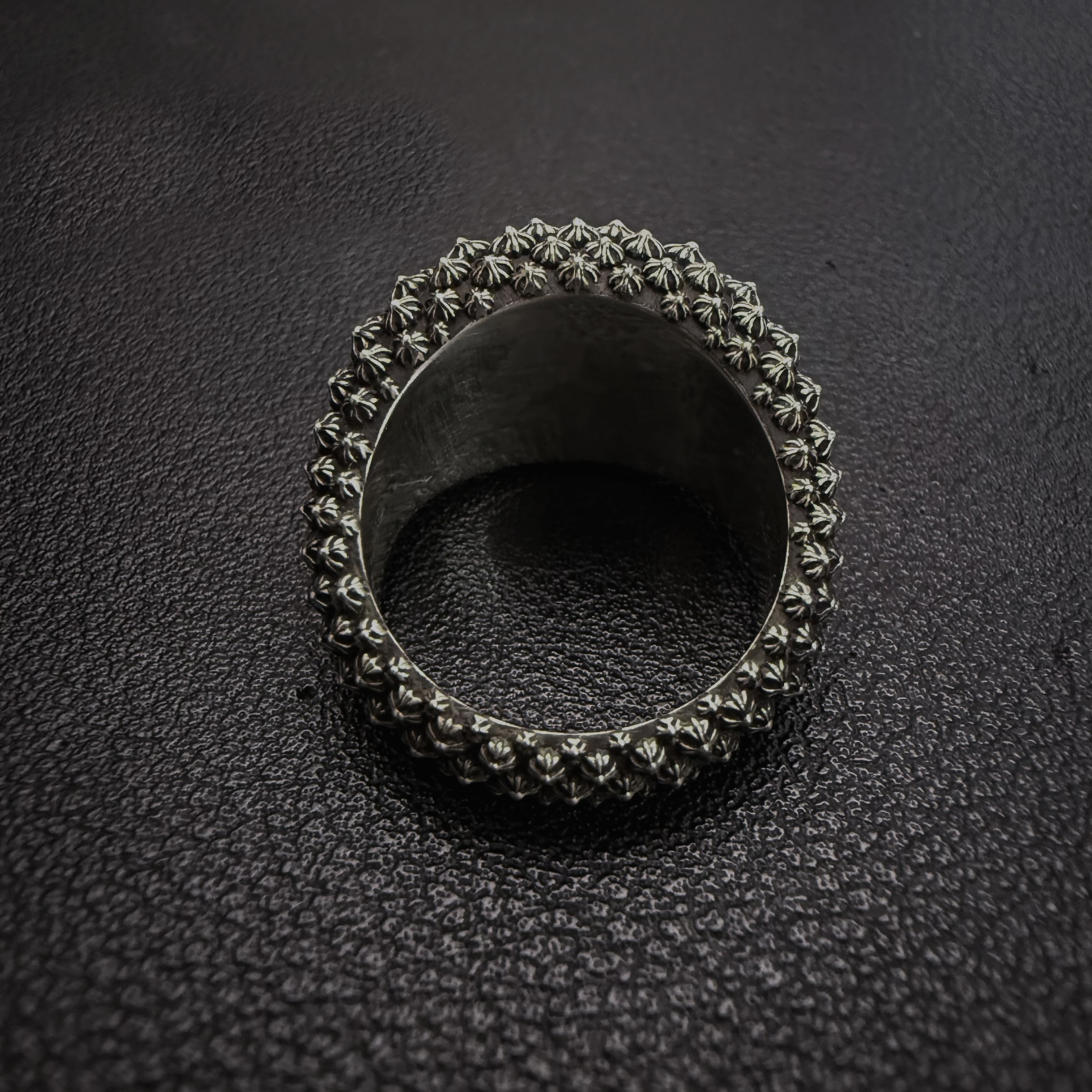 Chrome Hearts Cross Ring - Gothic 925 Sterling Silver Jewelry | David Studio