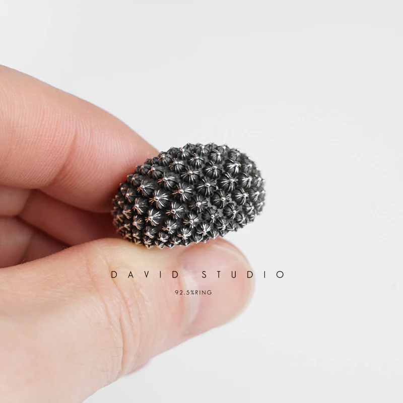 Chrome Hearts Cross Ring - Gothic 925 Sterling Silver Jewelry | David Studio