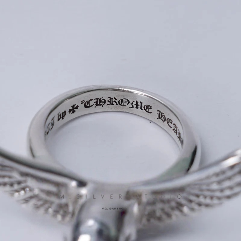 Chrome Hearts Cross Ring - Gothic 925 Sterling Silver Jewelry | David Studio