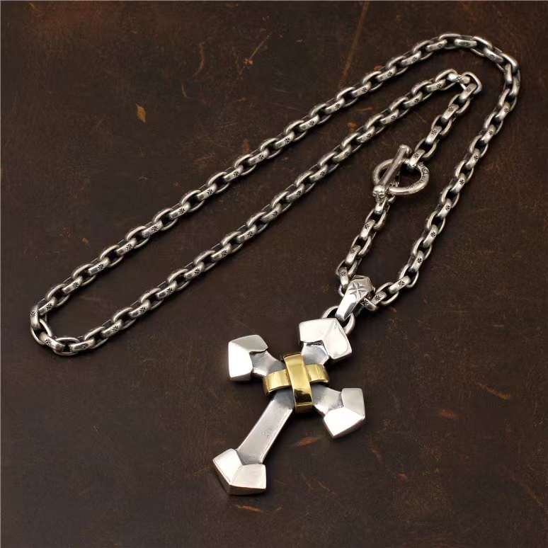 Chrome Hearts Cross Ring - Gothic 925 Sterling Silver Jewelry | David Studio