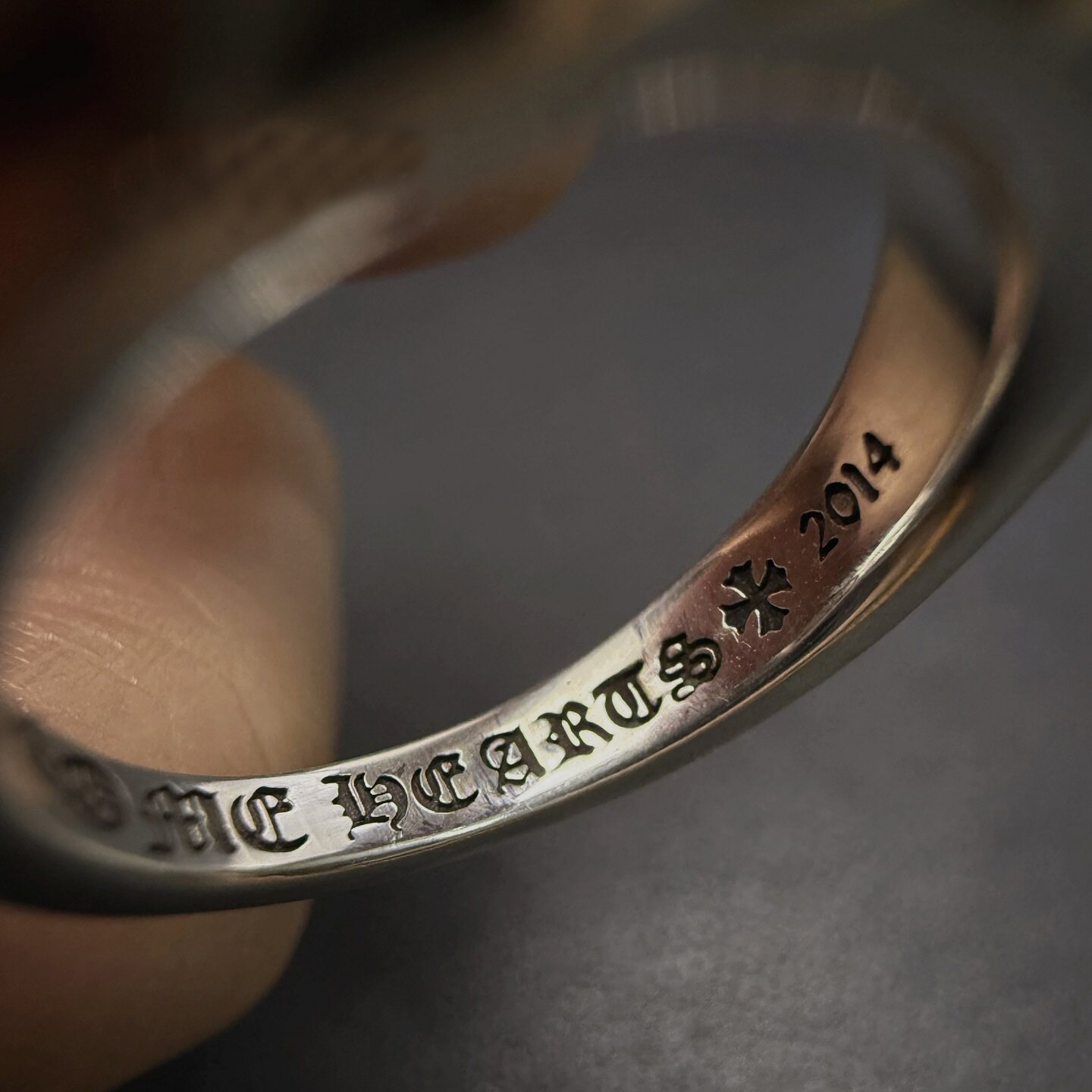 Chrome Hearts Cross Ring - Gothic 925 Sterling Silver Jewelry | David Studio