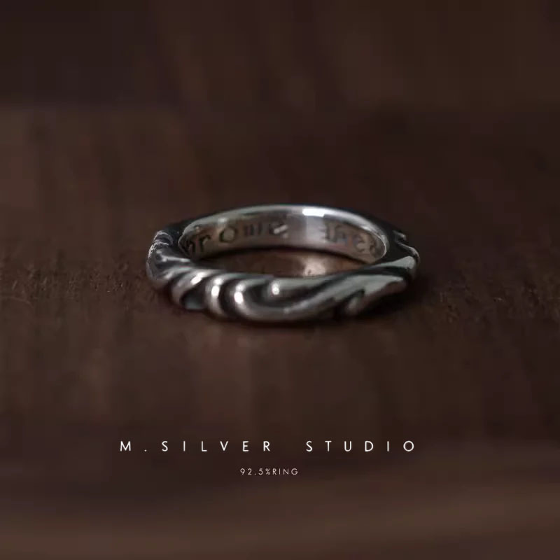 Chrome Hearts Cross Ring - Gothic 925 Sterling Silver Jewelry | David Studio