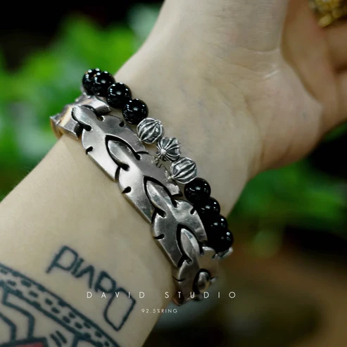 Chrome Hearts Cross Ring - Gothic 925 Sterling Silver Jewelry | David Studio