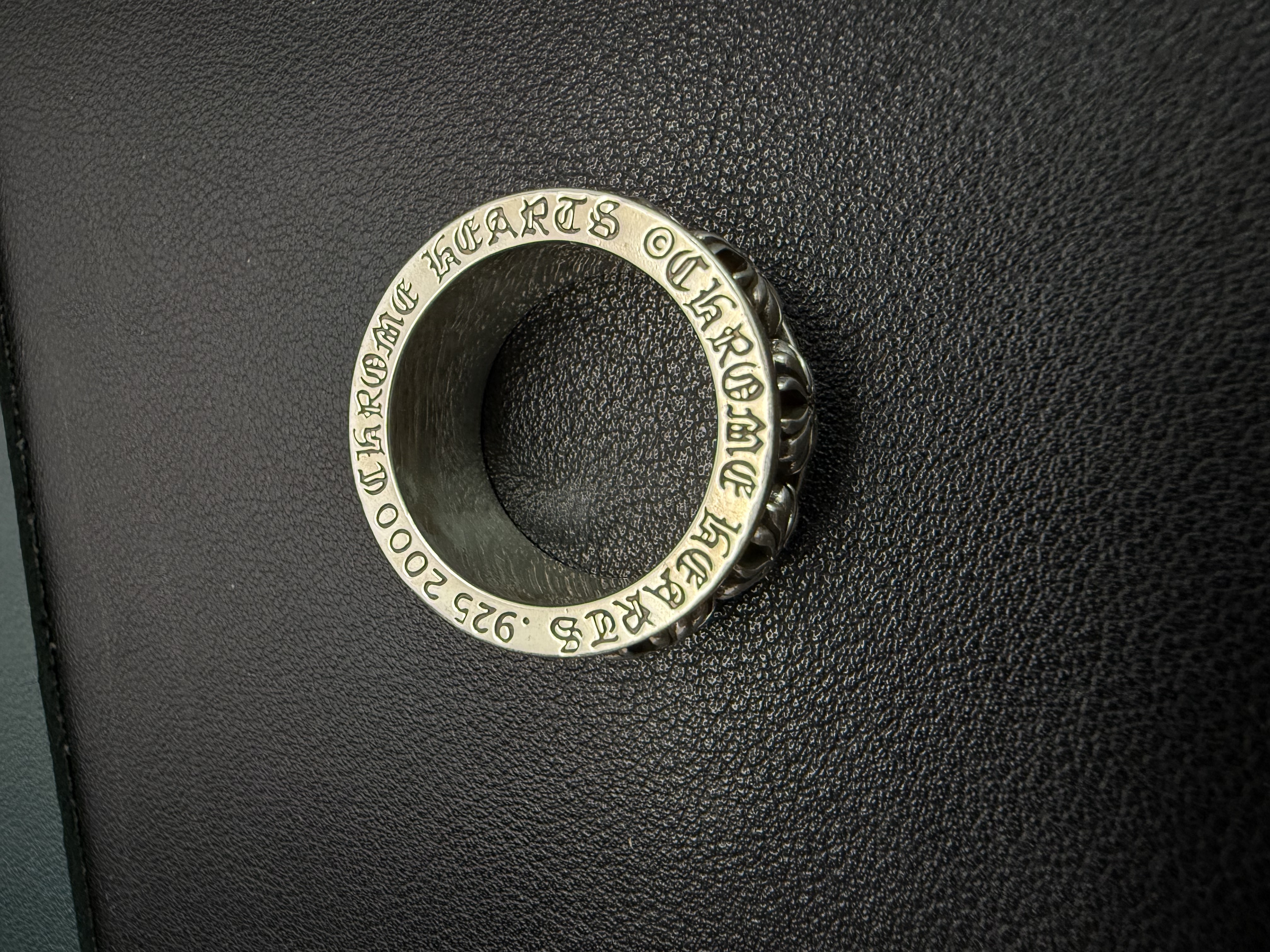 Chrome Hearts Cross Ring - Gothic 925 Sterling Silver Jewelry | David Studio