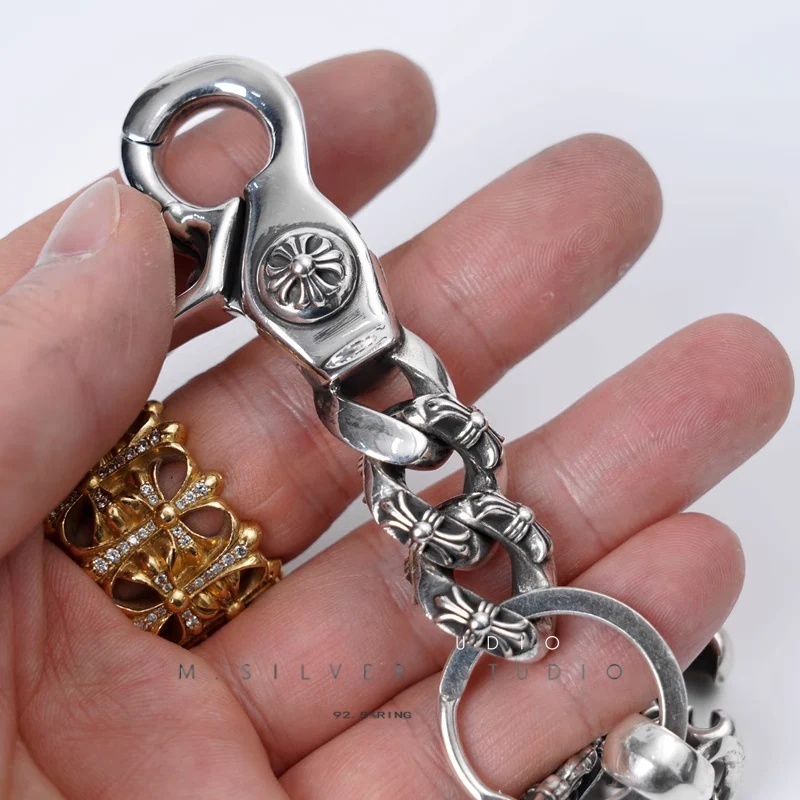 Chrome Hearts Cross Ring - Gothic 925 Sterling Silver Jewelry | David Studio