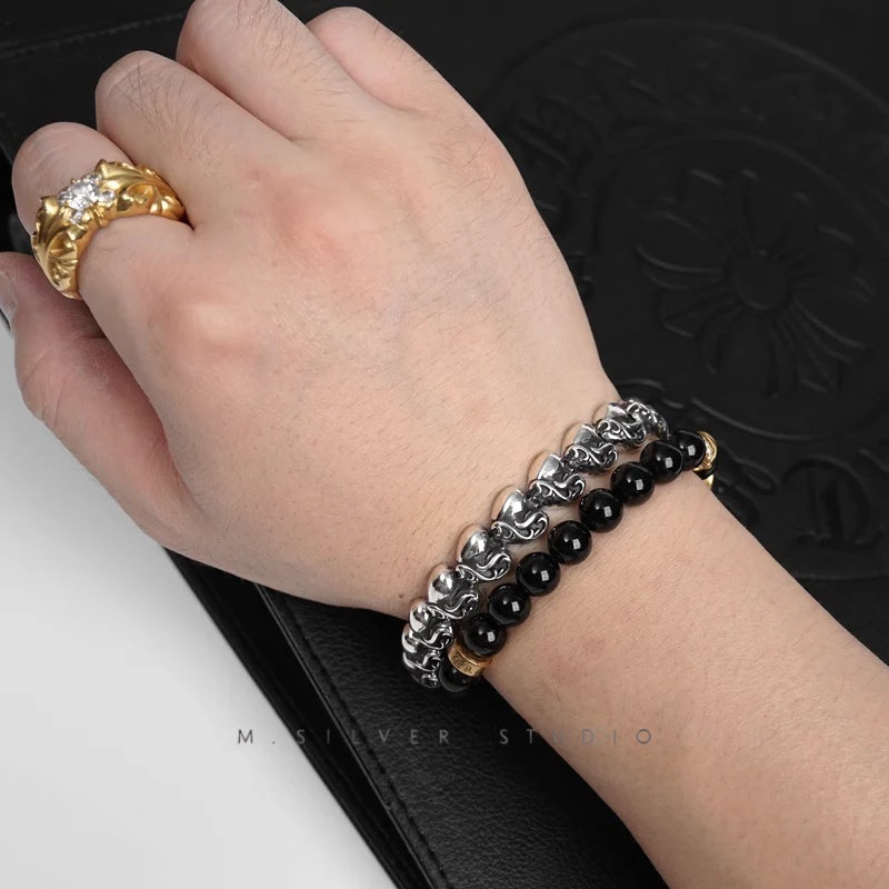 Chrome Hearts Cross Ring - Gothic 925 Sterling Silver Jewelry | David Studio