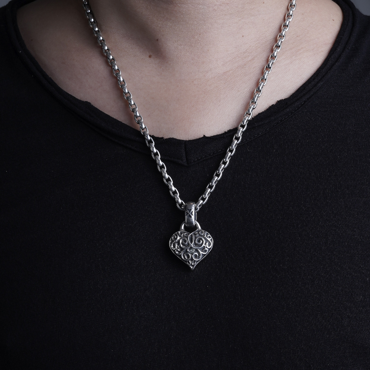 Chrome Hearts Cross Ring - Gothic 925 Sterling Silver Jewelry | David Studio