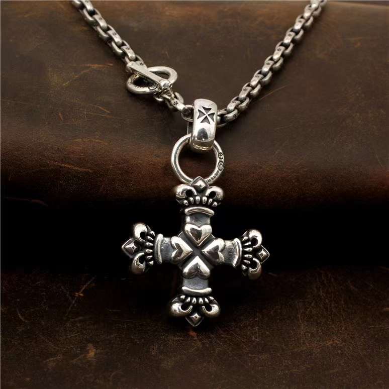 Chrome Hearts Cross Ring - Gothic 925 Sterling Silver Jewelry | David Studio