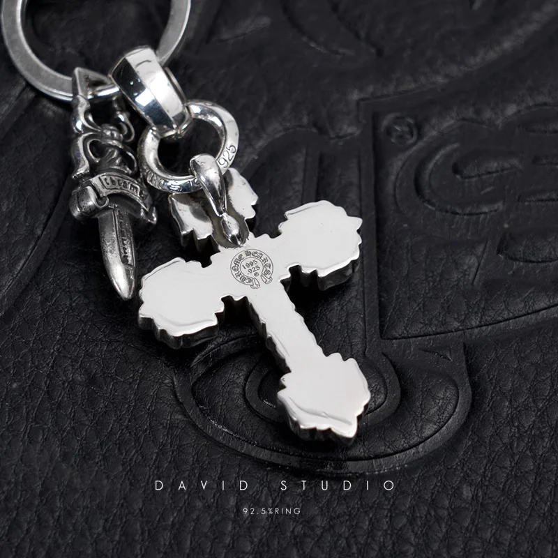 Chrome Hearts Cross Ring - Gothic 925 Sterling Silver Jewelry | David Studio