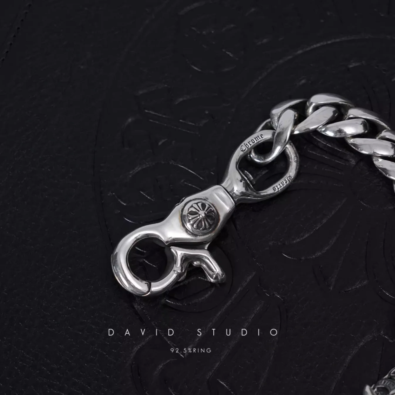 Chrome Hearts Cross Ring - Gothic 925 Sterling Silver Jewelry | David Studio