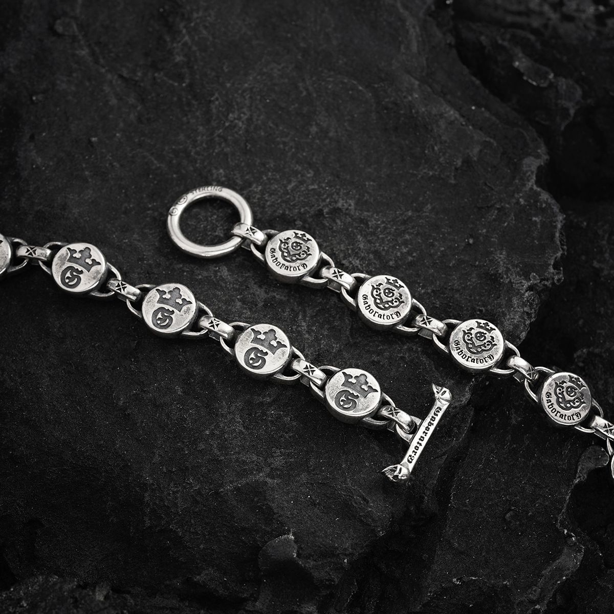 Chrome Hearts Cross Ring - Gothic 925 Sterling Silver Jewelry | David Studio