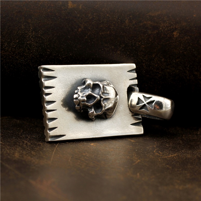 Chrome Hearts Cross Ring - Gothic 925 Sterling Silver Jewelry | David Studio