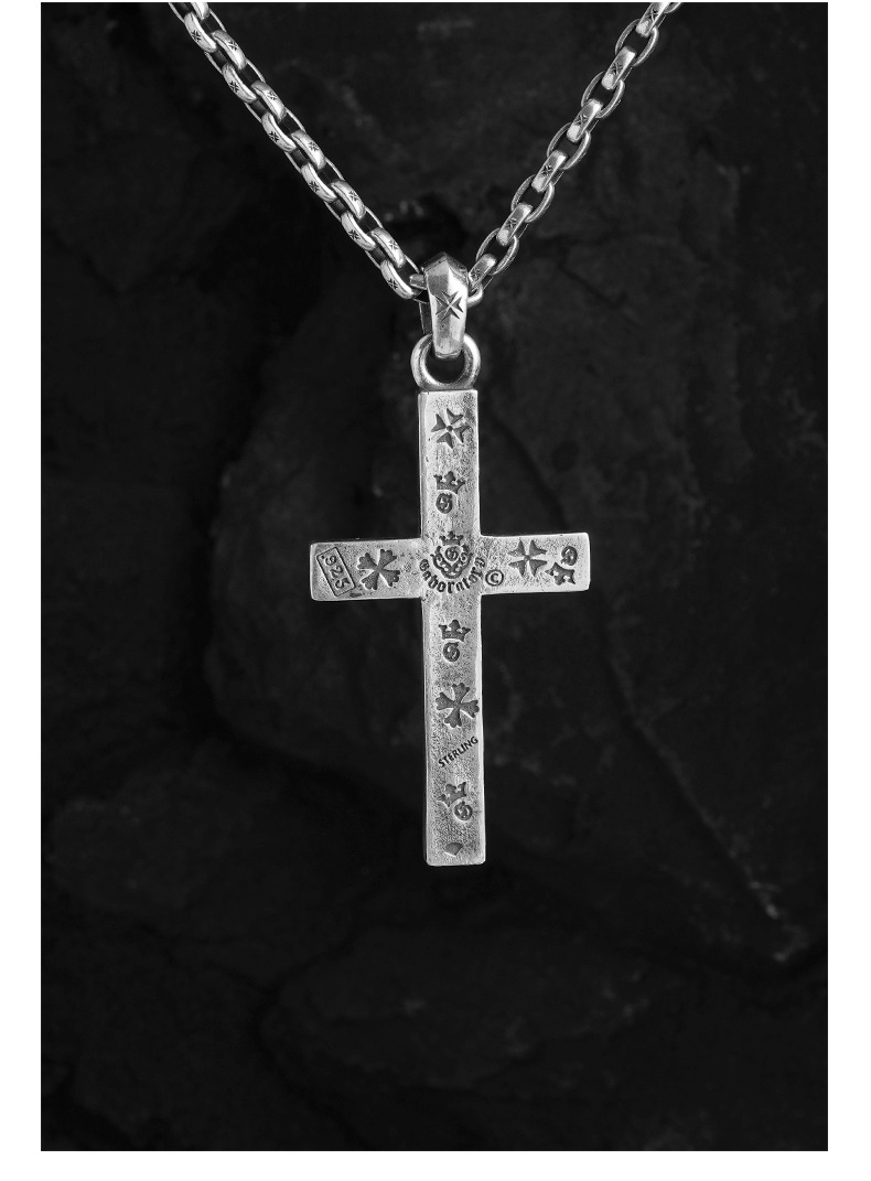 Chrome Hearts Cross Ring - Gothic 925 Sterling Silver Jewelry | David Studio