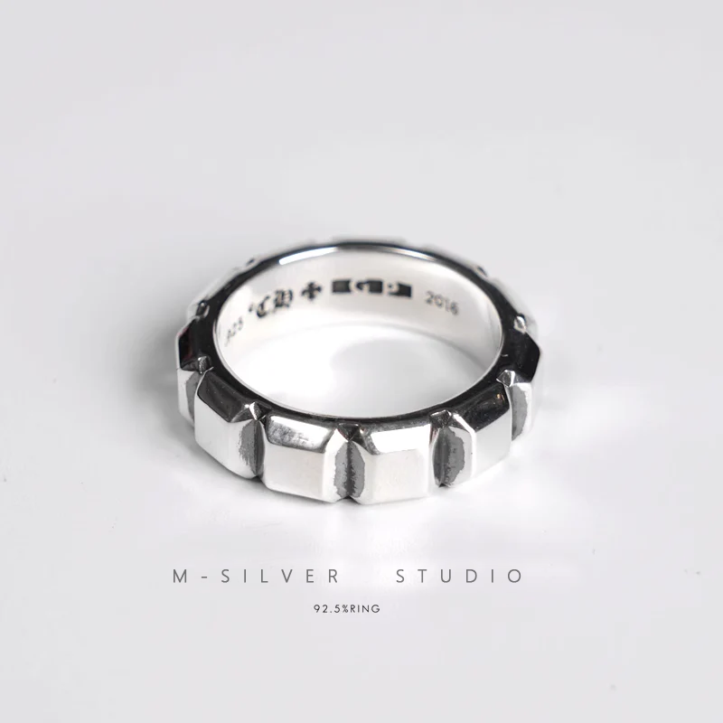 Chrome Hearts Cross Ring - Gothic 925 Sterling Silver Jewelry | David Studio